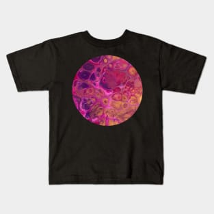 Pink Passion / Acrylic Pouring Kids T-Shirt